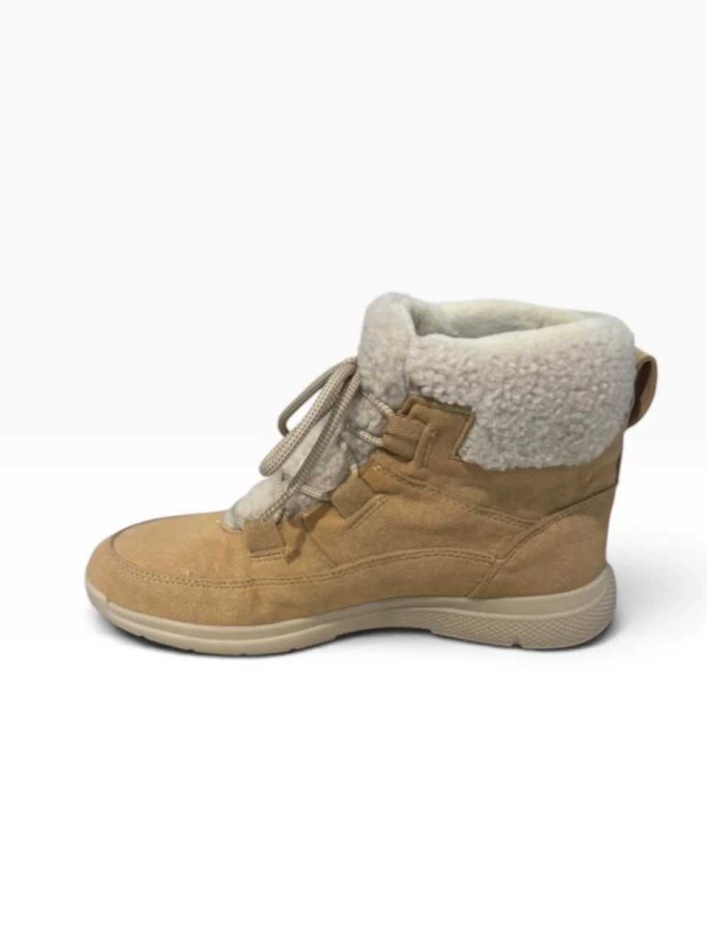 Jbu Women's Freeze Winter Bootie in Tan Nubuck Size 8 Medium - NWB